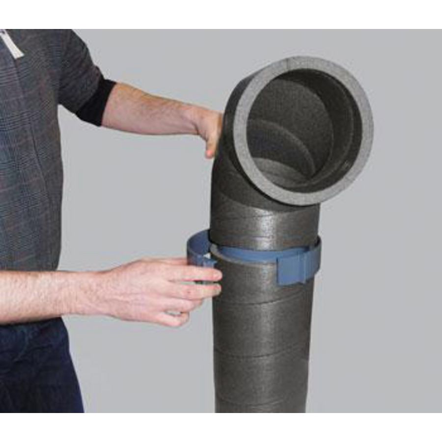 Koppelstuk Aerfoam HR-WTW KS 200mm grijs