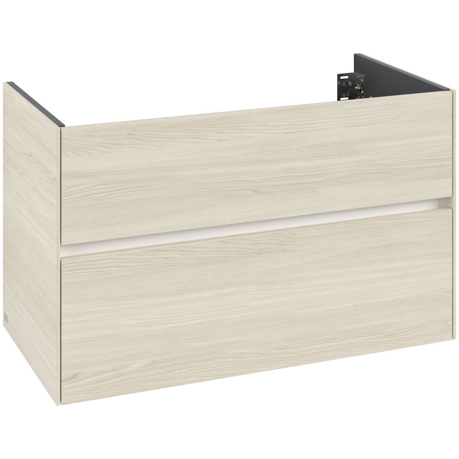 Wastafelonderkast Collaro 996x603x498mm White Oak C13900AA
