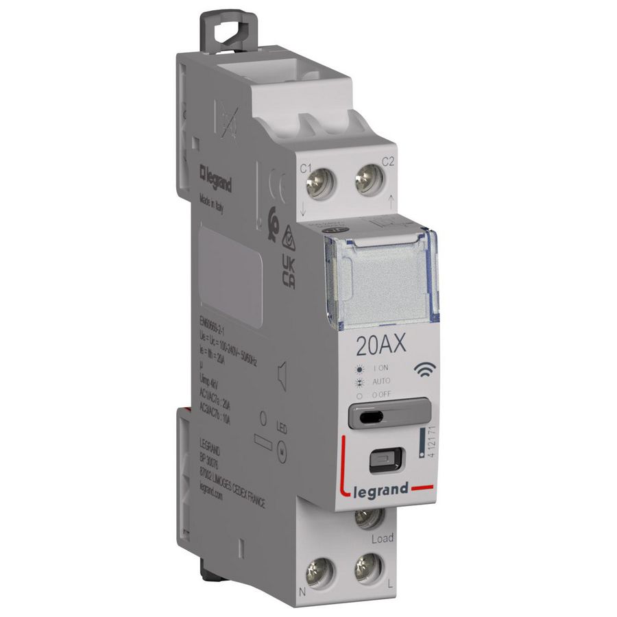 Geconnecteerde magnesiumeetschakelaar 1NO 230V