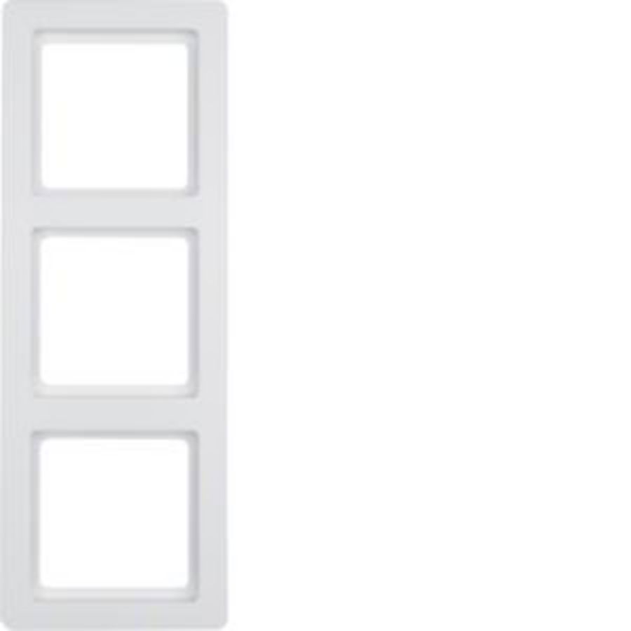 Afdekraam 3-v berker Q.1 polarwit soft-finish