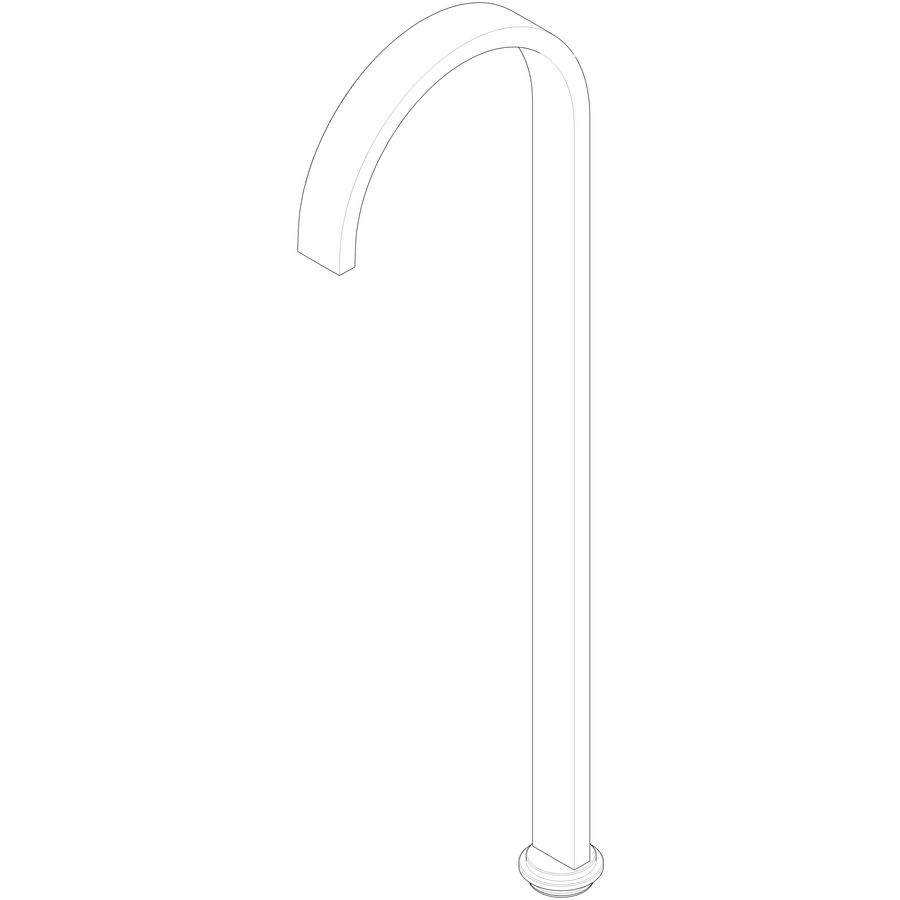 Uitloop 1003x326x71,50mm Champagne (22kt Goud)