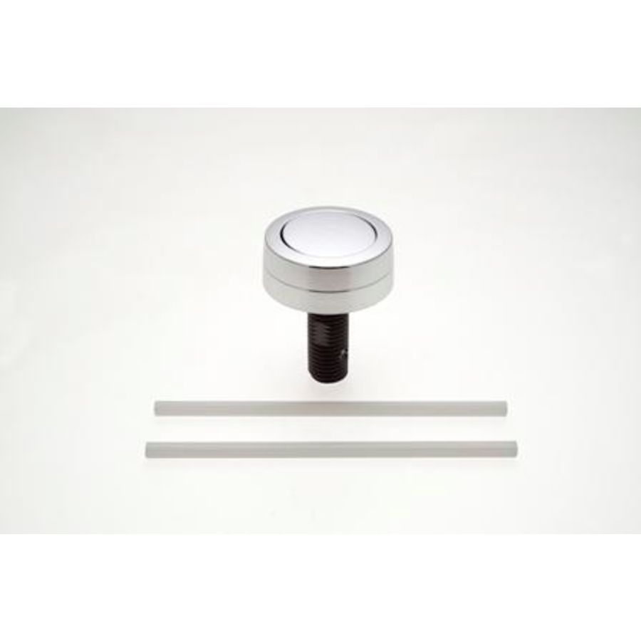 Push button x 600081/3 chroom