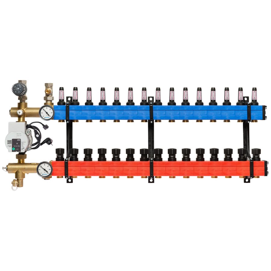 Vloerverw.verdeler 4803 E-pomp BA. 60-250l/u 15-groeps