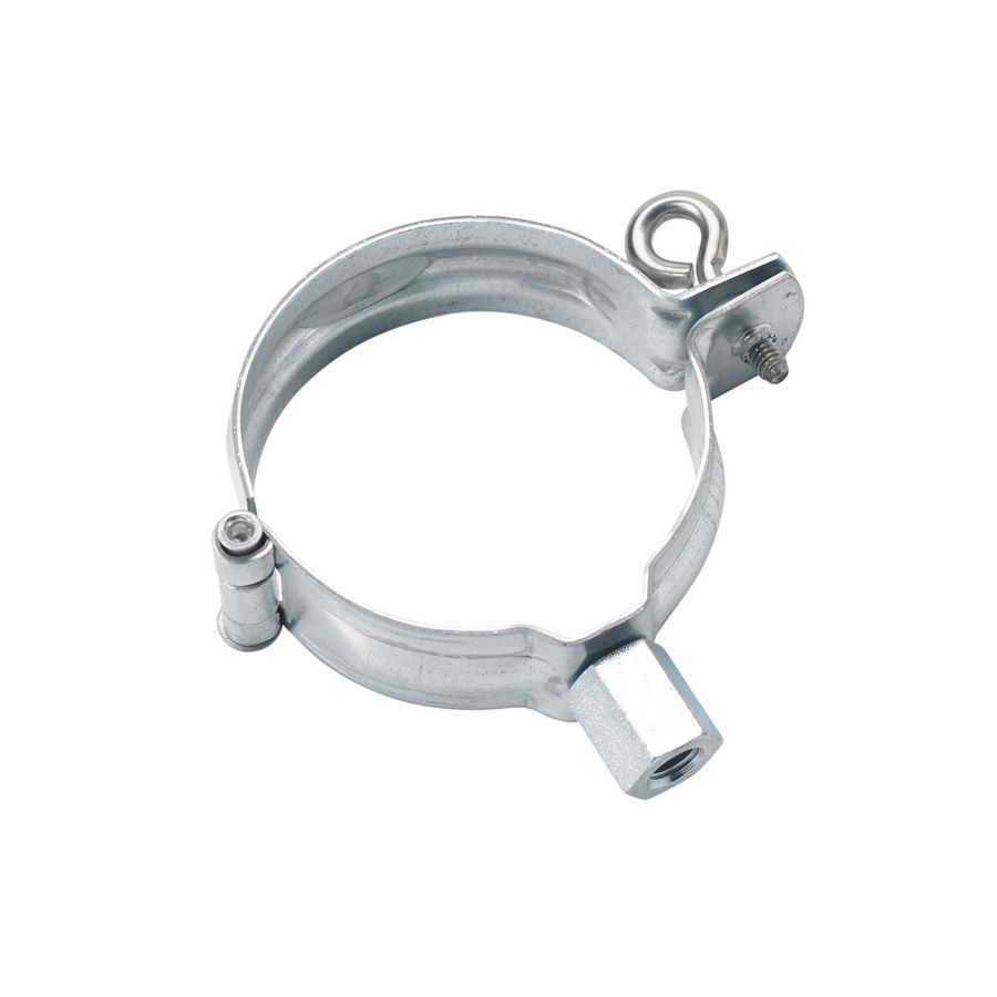 Gegalv. HWA scharnierpijpbeugel v. ondereind 70mm moer M8/M10