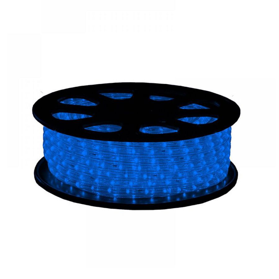 Lichtslang LED 13mm 24V 36 LED/mtr. L=30mtr. blauw