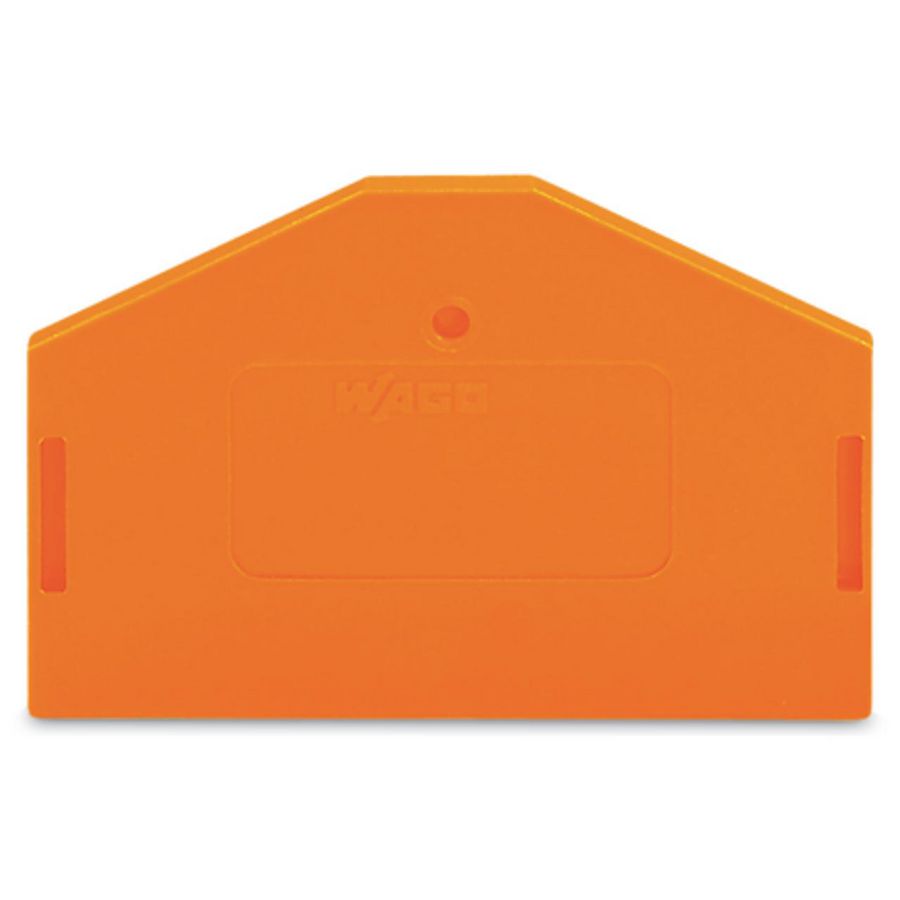 Afsluit-+tussenplaat 2,5mm oranje 281-313 VVE=25
