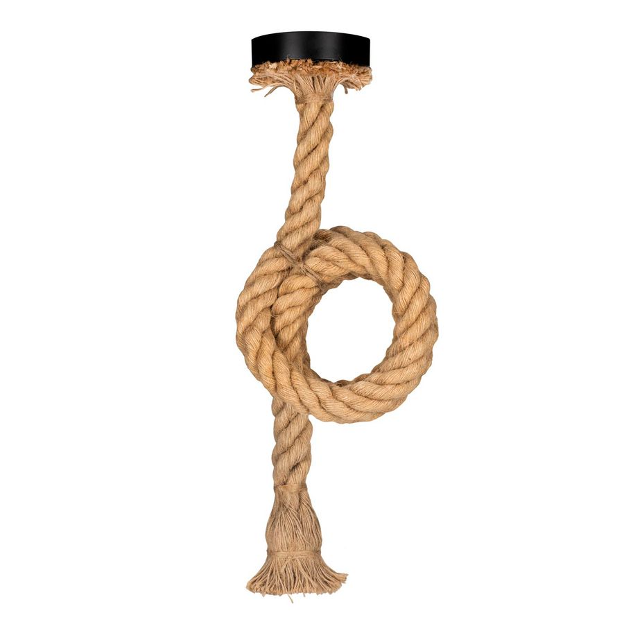 Pendel hanglamp Rope E27 L=1.5m. 2C