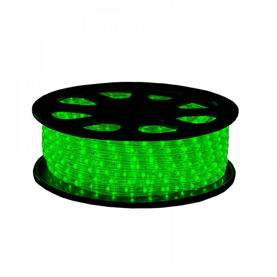 Lichtslang LED 13mm 24V 36 LED/mtr. L=30mtr. groen