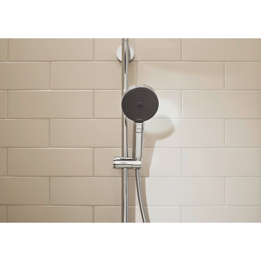 Pulsify S Showerpipe 260 1jet EcoSmartShowerTablet Select400 brushed bronze