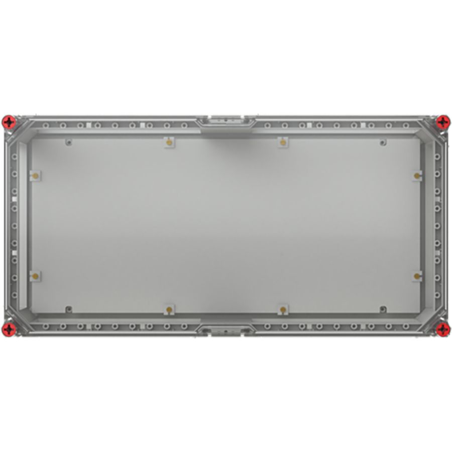 Installatiekast VMS 63 grondplaat transparant deksel