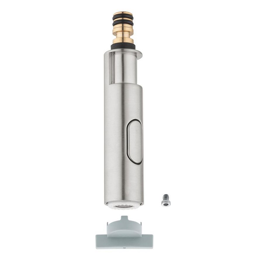 Uittrekbare handdouche supersteel (rvs look)46965DC0
