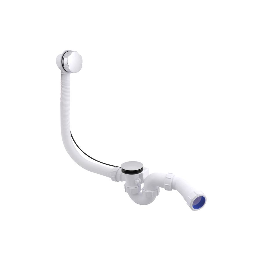 Badoverloopcombinatie PP wit BT10-popup 1.1/2" 40mm klem L=560mm choom plug McAlpine