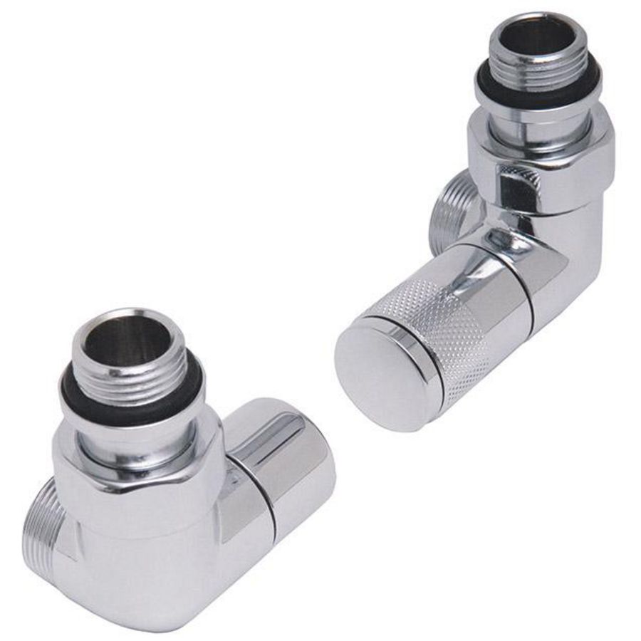 Kraan Tondera dubb. haaks 1/2" + voetventiel 1/2" DH links