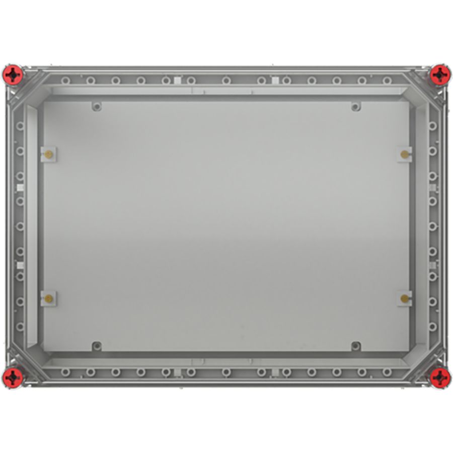 Installatiekast VMS 43 grondplaat transparant deksel