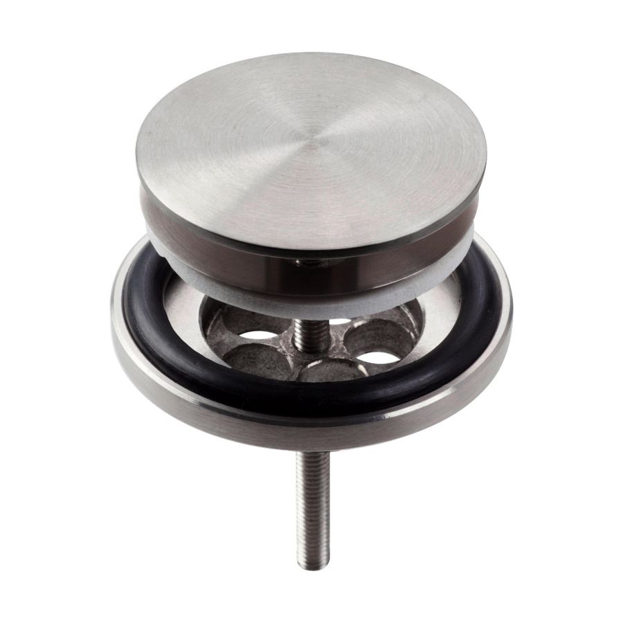 Mini Wash Me plug incl. afdekkap RVS geborsteld