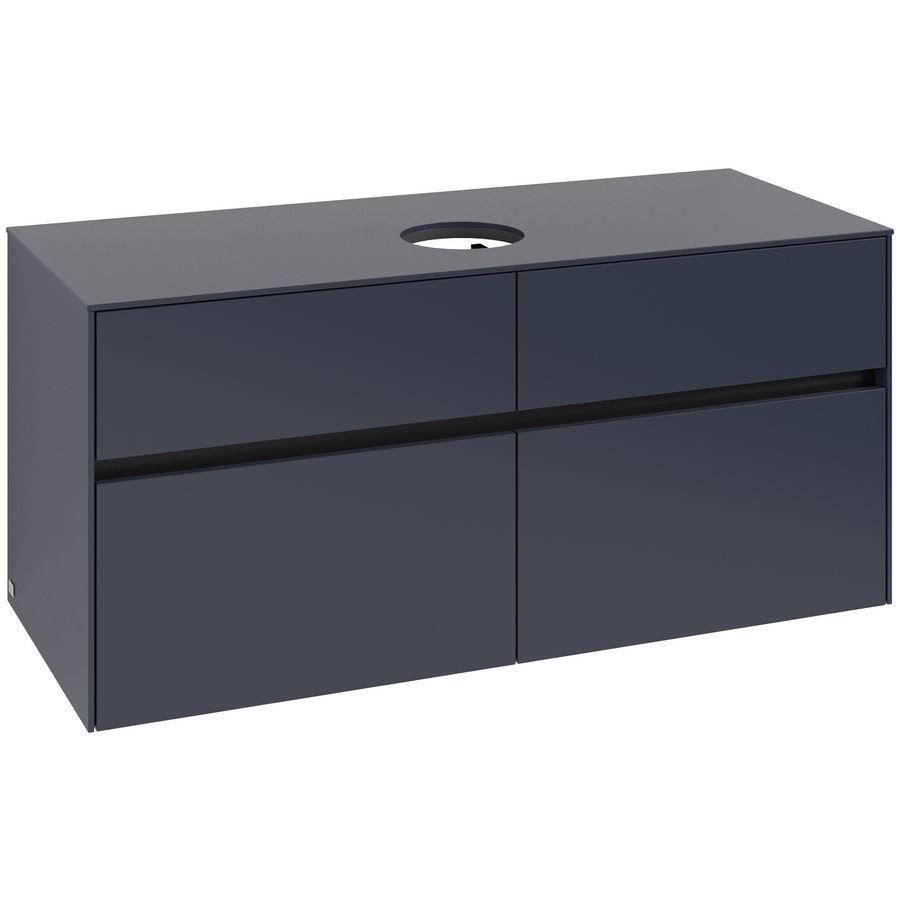 Wastafelonderkast Collaro 1200x548x500mm Marine Blue C041B0VQ