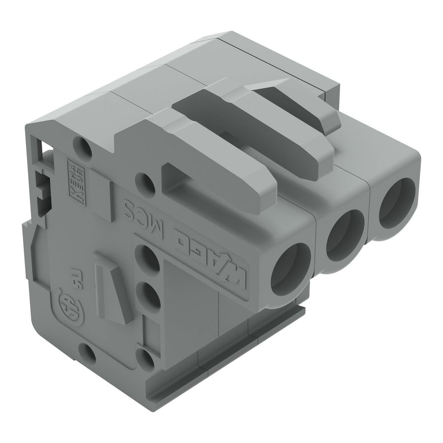 1-draads FE steker HA 2,5mm² grijs 232-103/026-000 VVE=100