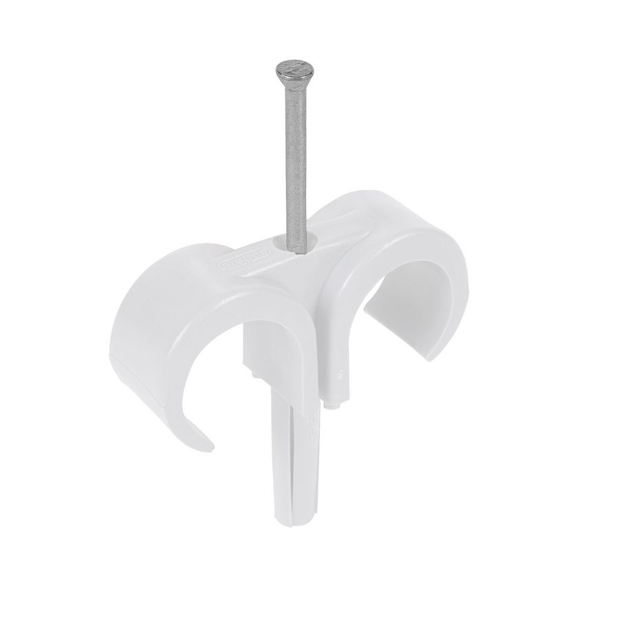 Doos a 100st. Plugclip nagel duo 16/19mm transparant