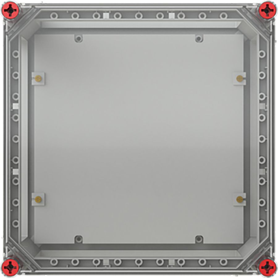 Installatiekast VMS 33 grondplaat transparant deksel