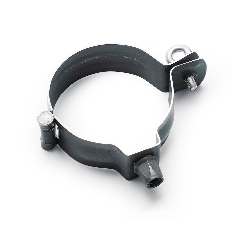 Zinken graphite-grey scharnierpijpbeugel 100mm z/pen