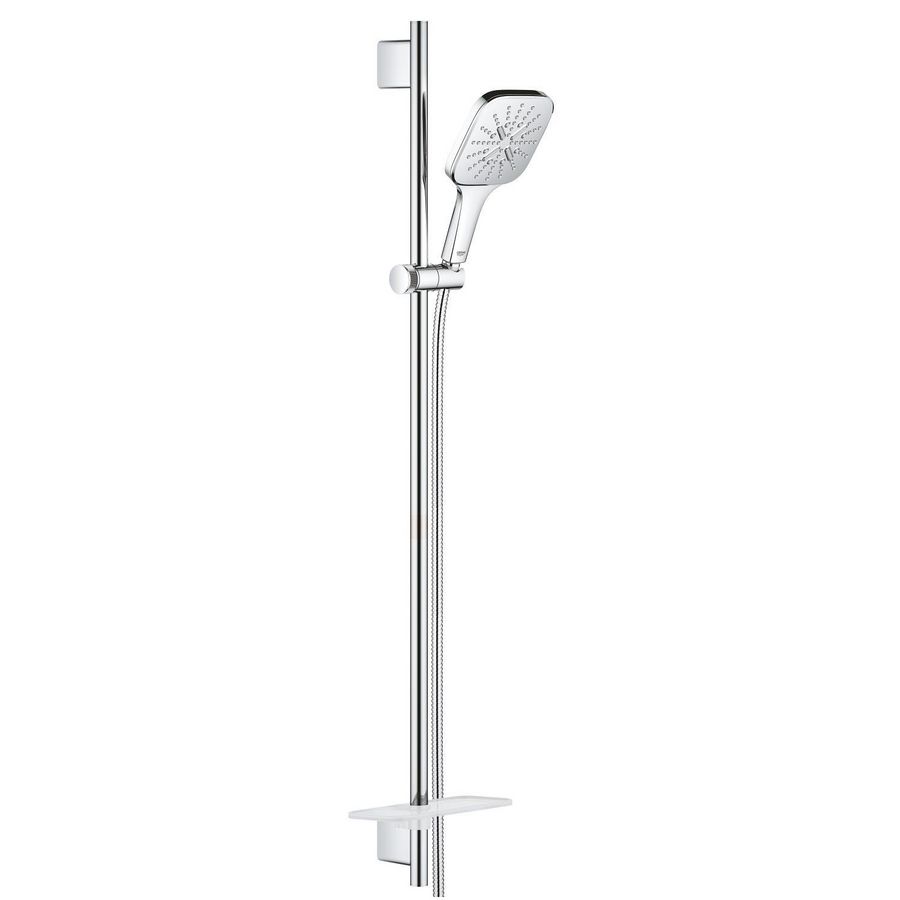 Regendouche smartactive cube 130 glijsset 9,5l/min. 900mm +zeeps
