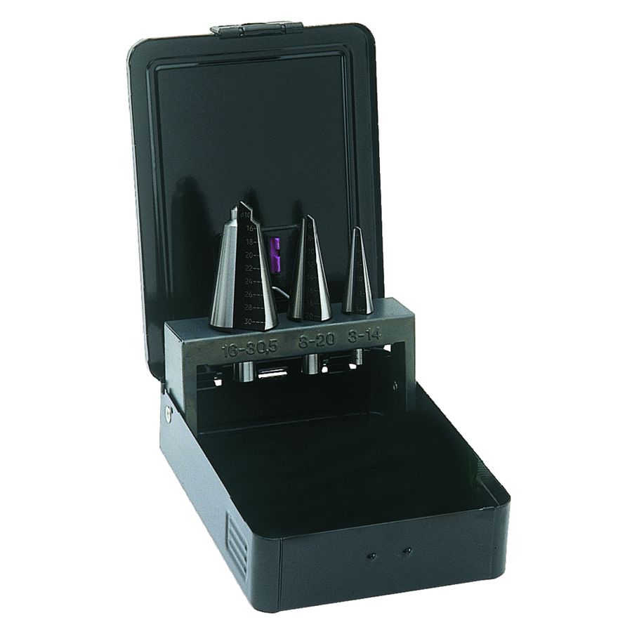 Plaatborenset HSS 4-delig 3-30