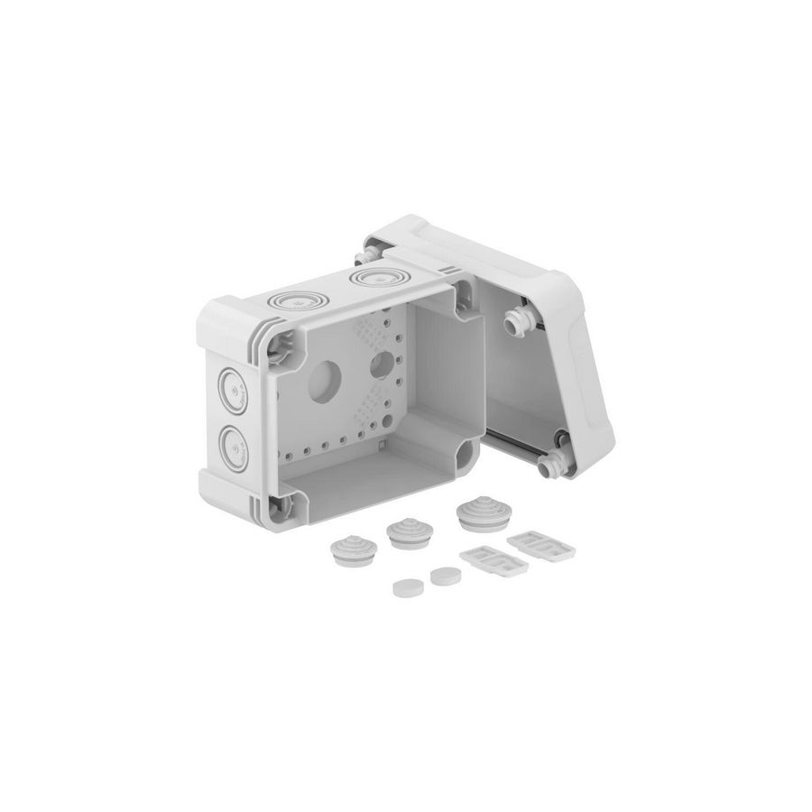 Kabeldoos 150x116x86 polycarb. li.grijs RAL 7035