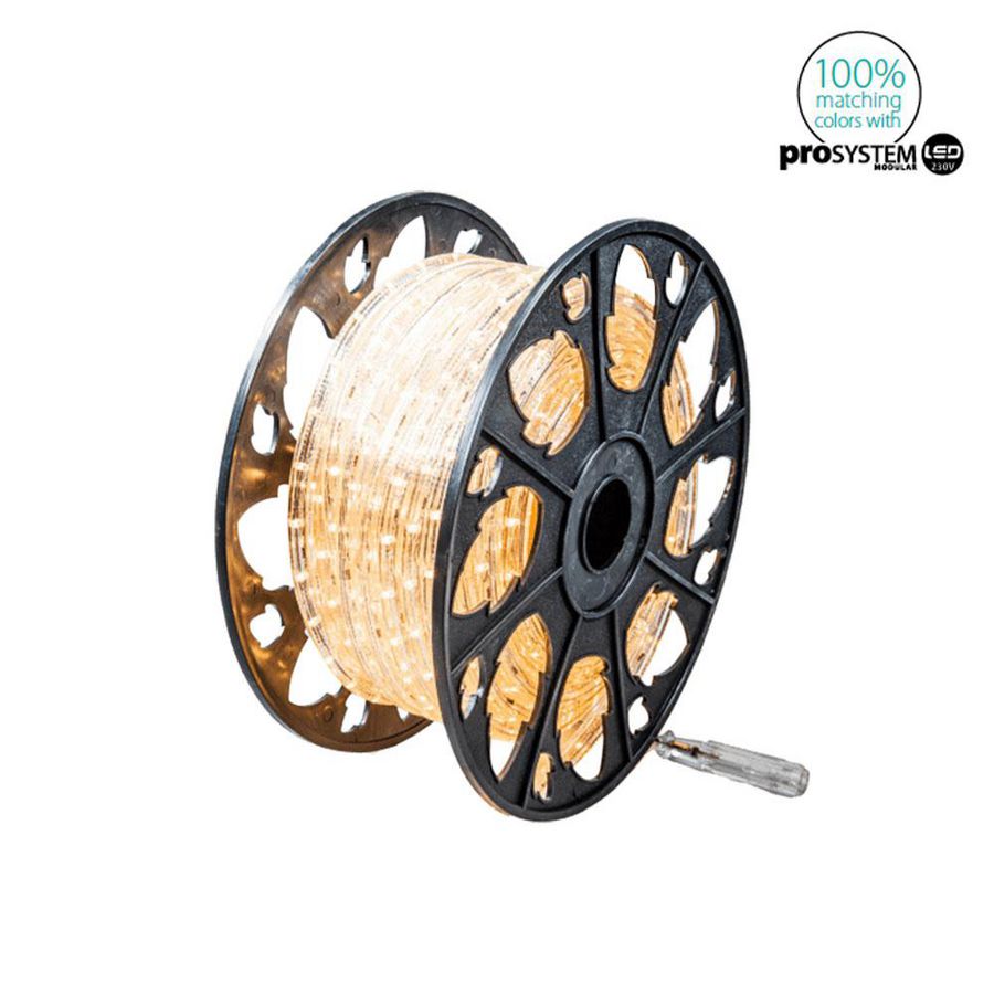 Lichtslang LED 13mm 24V 36 LED/mtr. 2400K WW+ L=30mtr.