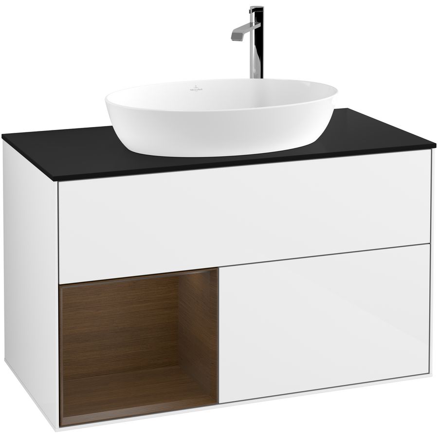 Wastafelonderkast Finion 1000x603x501mm G.White.L G892GNGF