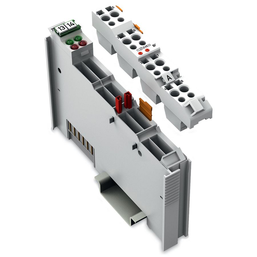 2-kanaals analoge ingang 4-20mA HART lichtgrijs