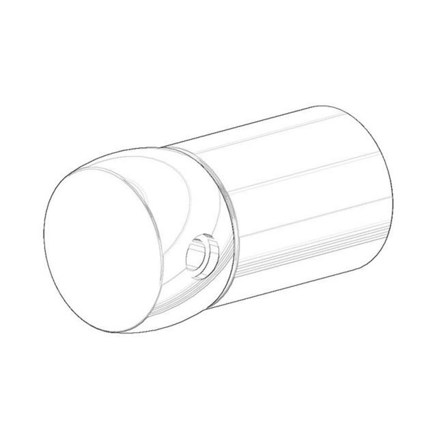 Houder voor handoekring 38x39x70mm chr