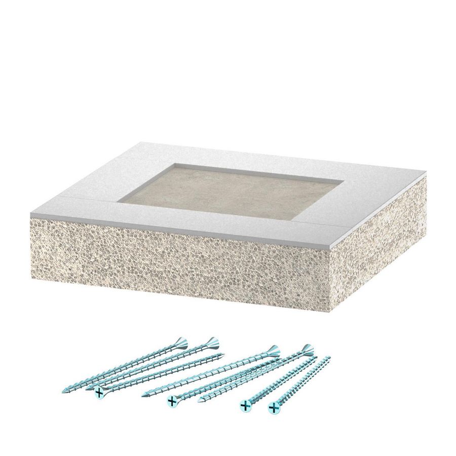 Eindstuk voor BSKP03-K0406 40x60 glasvezel grijs