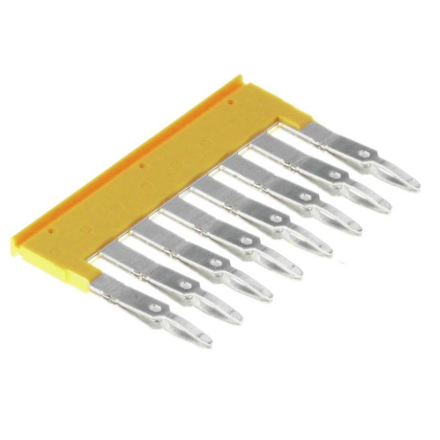 Dwarsverbinder (terminal) Plugged geel 24 A p: 8, VVE=20