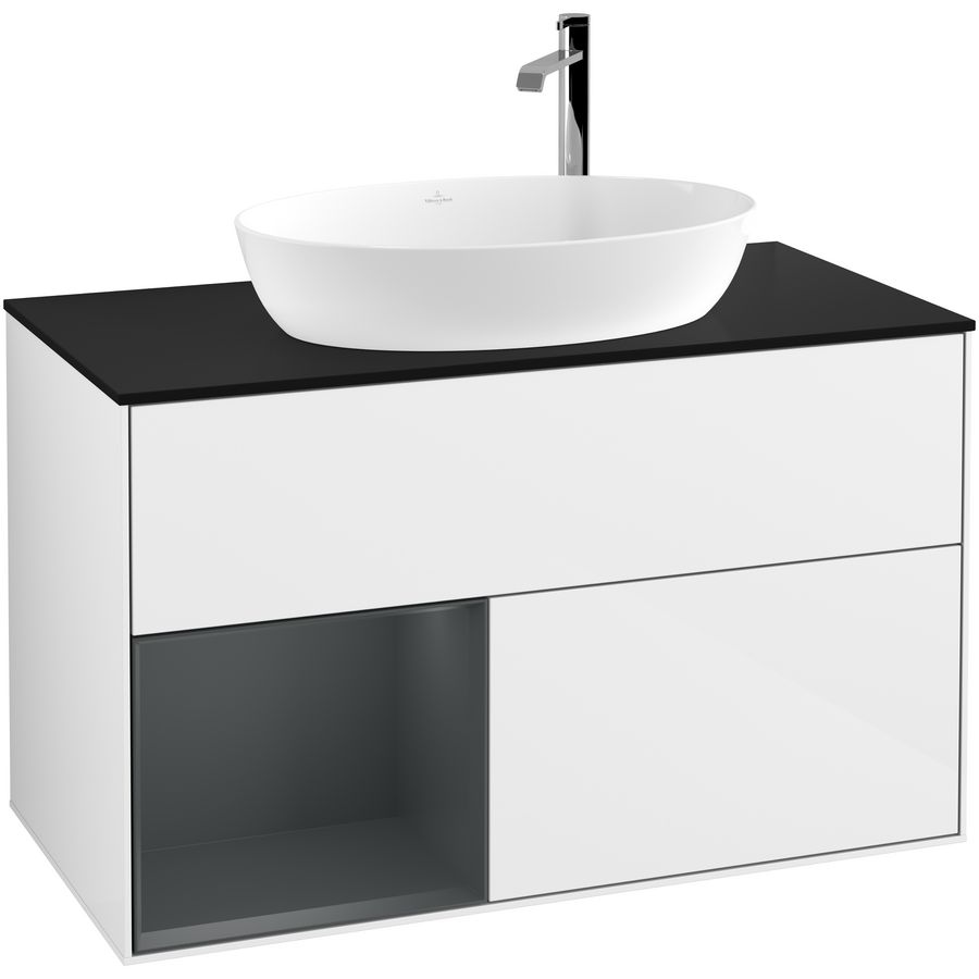 Wastafelonderkast Finion 1000x603x501mm G.White.L G892HGGF