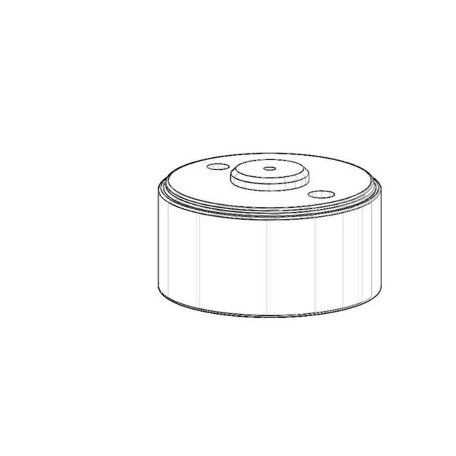 Greep v. pressure balance valve Hendel 45x25mm Champagne