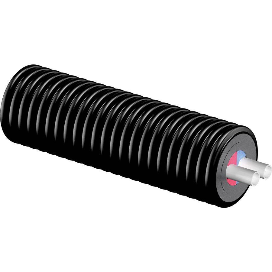 Lengte per mtr. voorgeisoleerde buis ECOFLEX Varia Twin 2x(32x2,9)/140