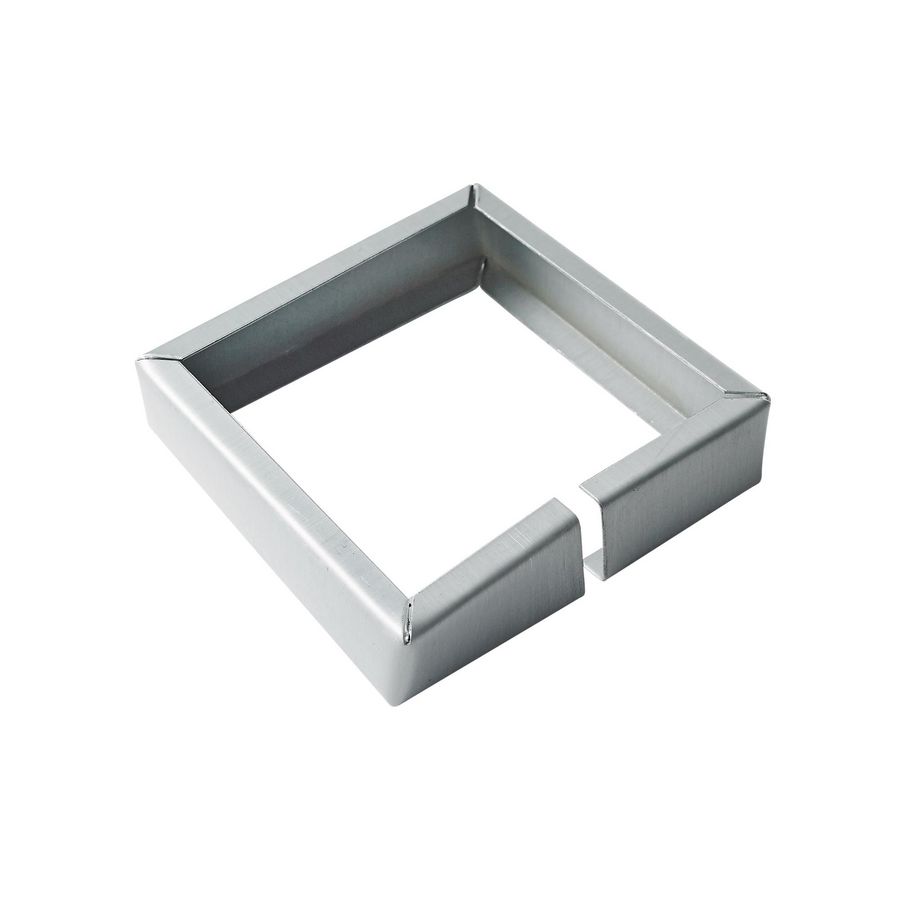 RHEINZINK PreP blue-grey soldeerwrong enkel vierkant 80mm