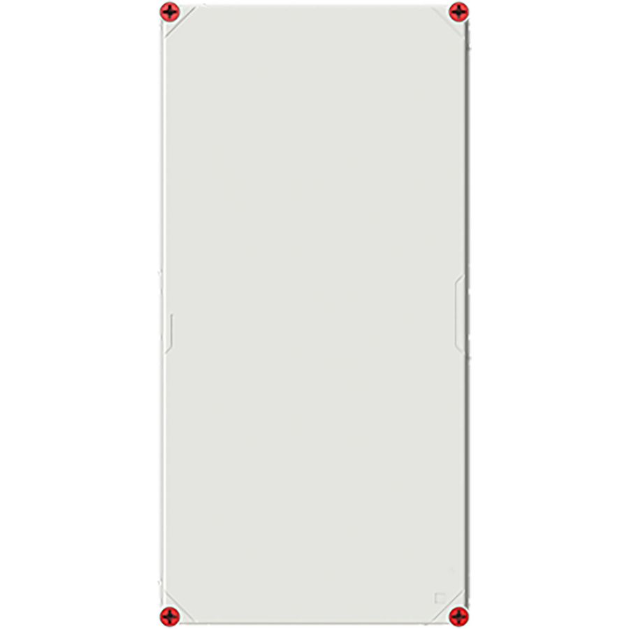 Installatiekast VMS 63 lege kast met grijs deksel