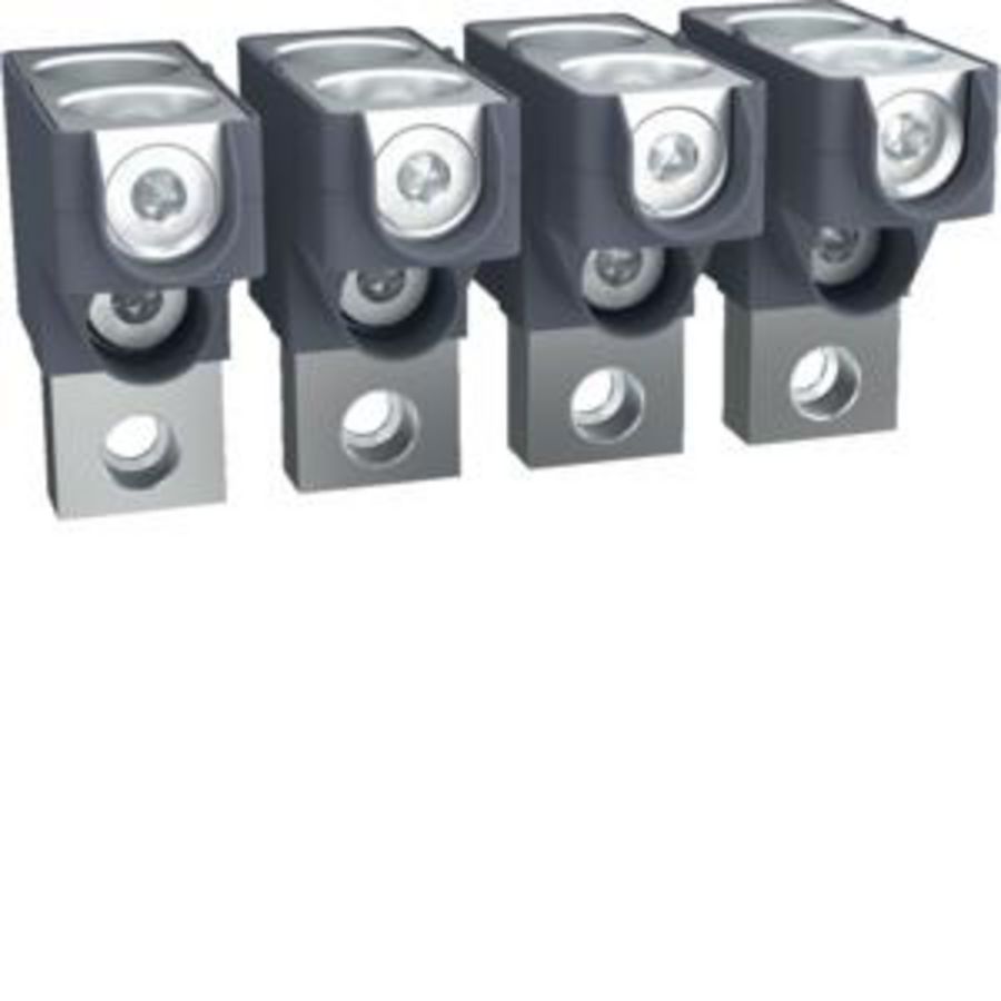 Doos a 4st. Externe kabelklem Cu/Al 2x 35-300mm² h3+P630 4P