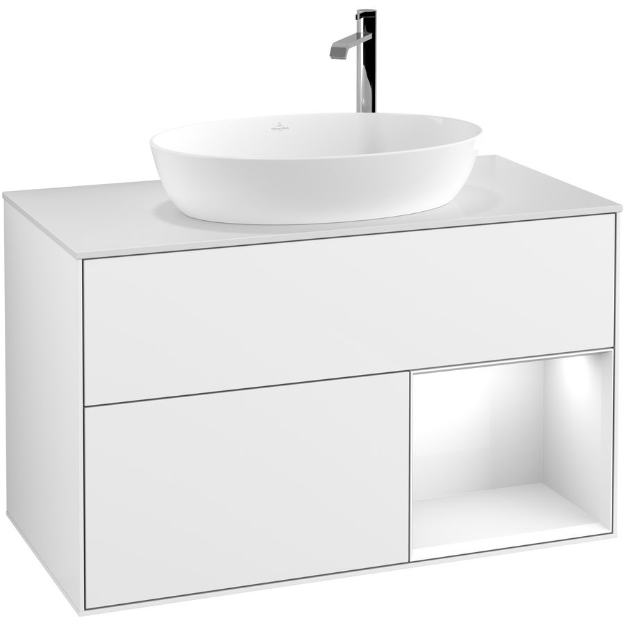Wastafelonderkast Finion 1000x603x501mm G.White.L G901GFGF