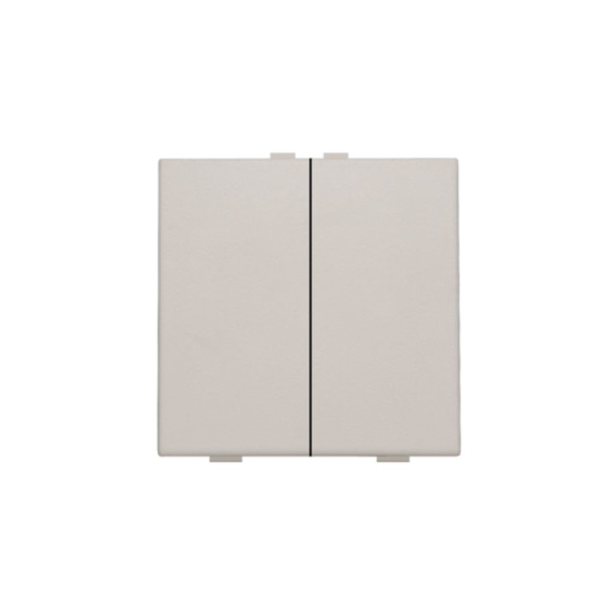 2-voudige drukknop Home Control light grey