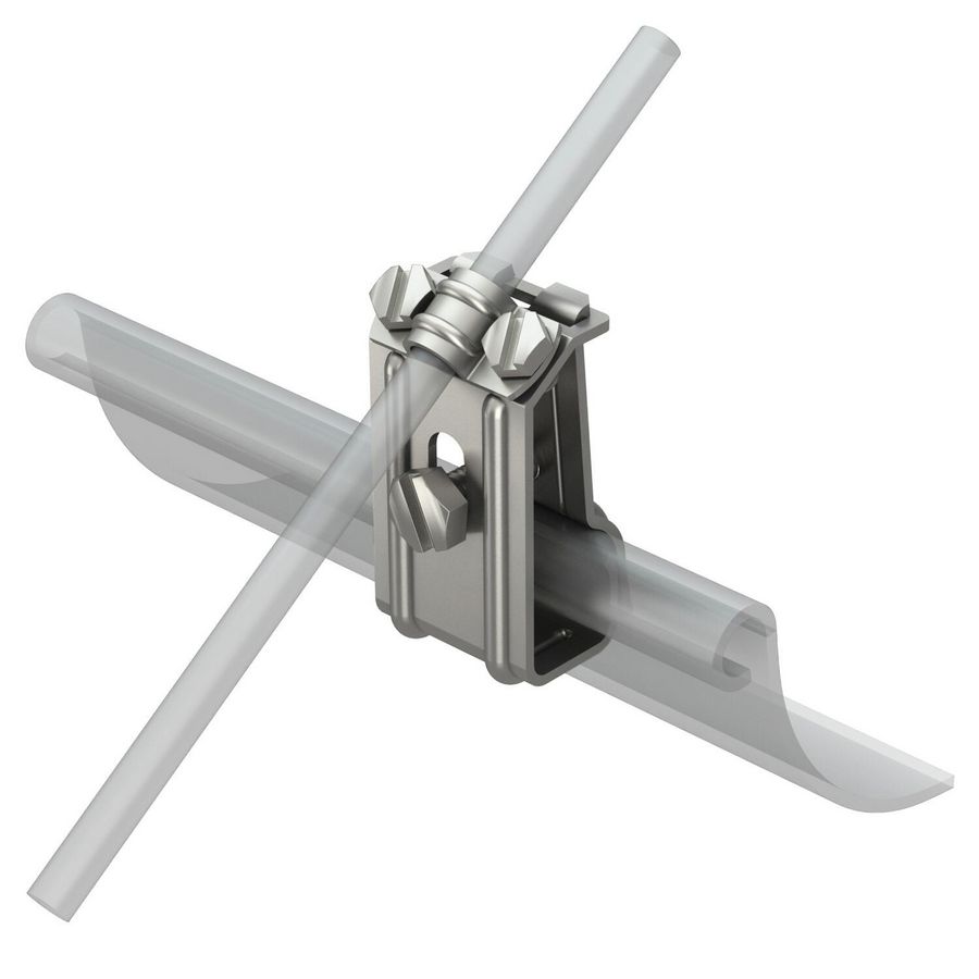 Gootklem 8mm rvs A2 1.4301 VVE=10