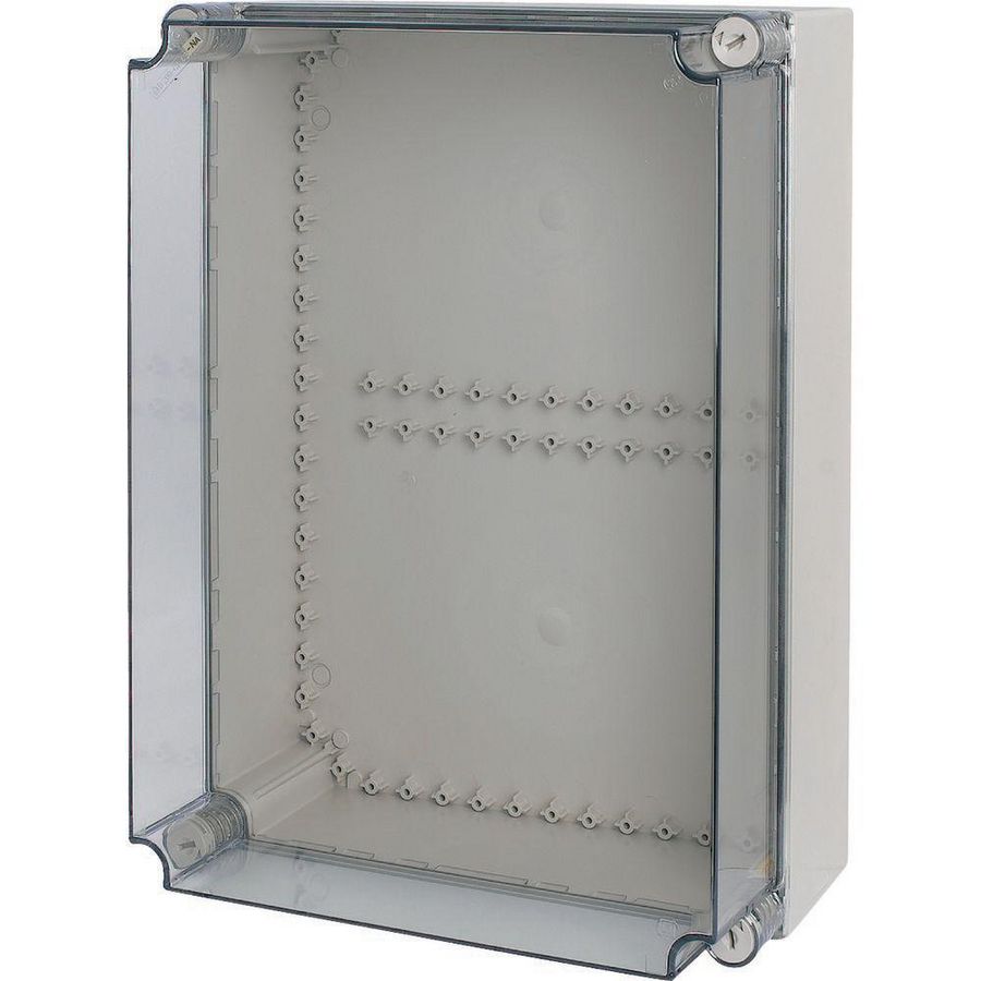 Kast Ci HxBxD=500x375x225mm deksel Ral7035 gladde zijden