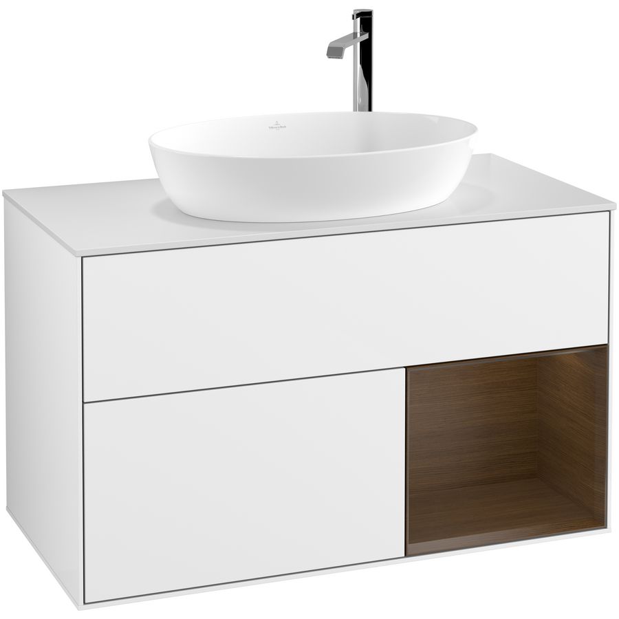 Wastafelonderkast Finion 1000x603x501mm G.White.L G901GNGF