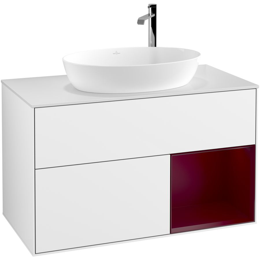 Wastafelonderkast Finion 1000x603x501mm G.White.L G901HBGF