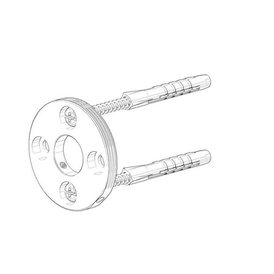 Bevestigingsset rond M50x1mm 0517207190090