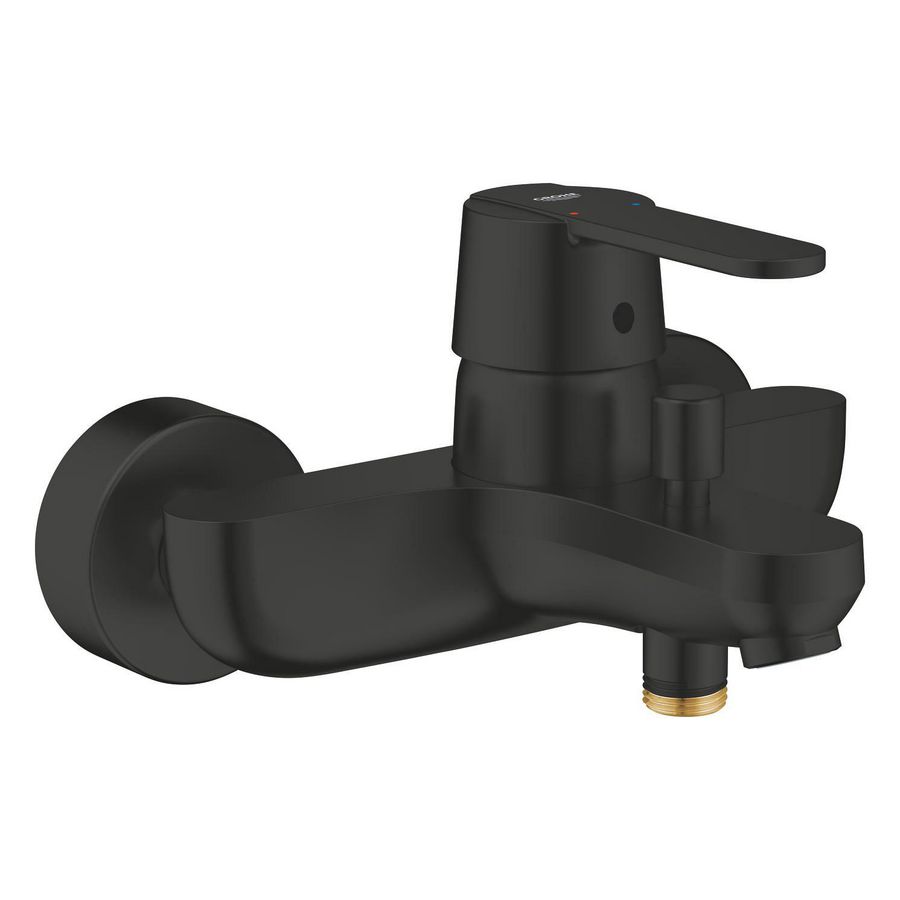 Badmengkraan Get hoh 150mm mat zwart incl. s-koppelingen