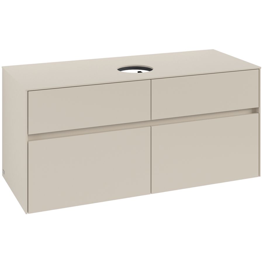 Wastafelonderkast Collaro 1200x548x500mm Cashmere Grey C04100VN