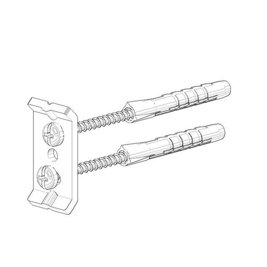Bevestigingsset 40x60x20mm 0517207360090