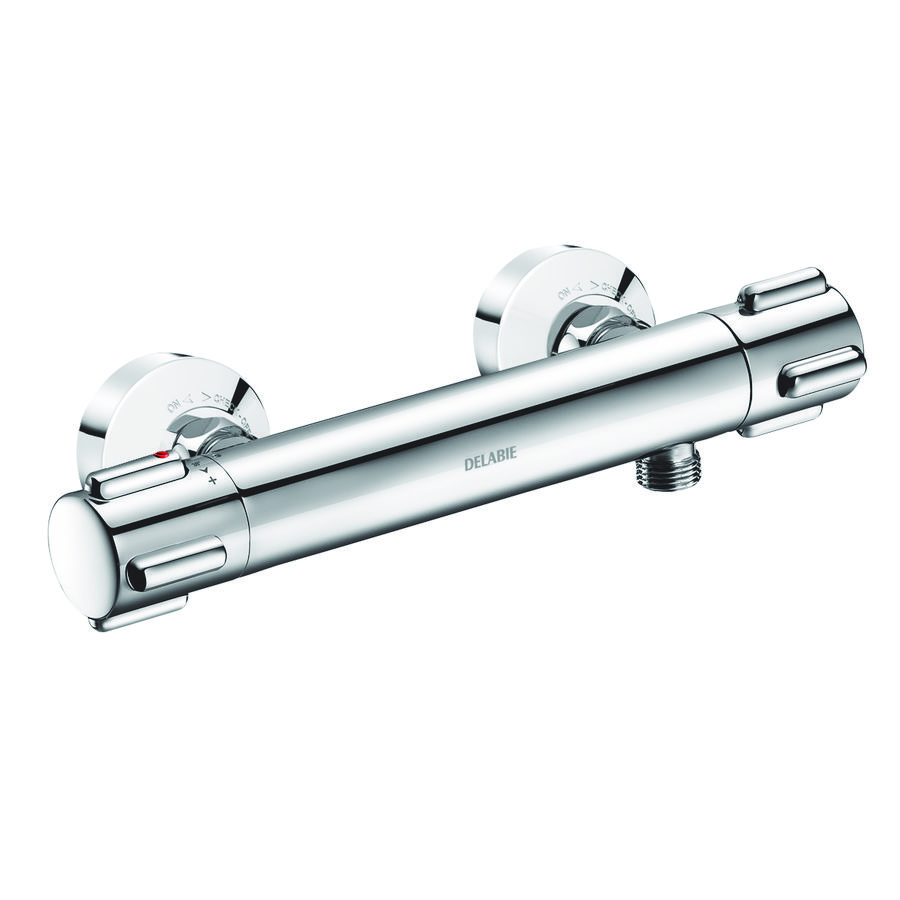 Douchethermostaat 150mm m. afsl. s-kopp.